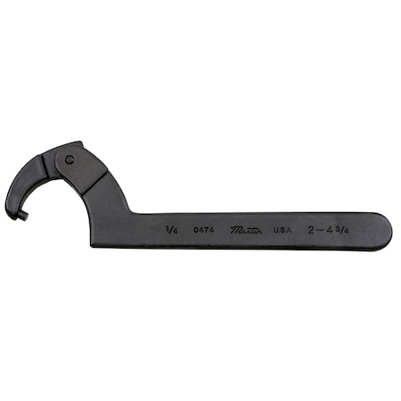 Martin 2 X4-3/4 in. Adjustable Pin Spanner 474